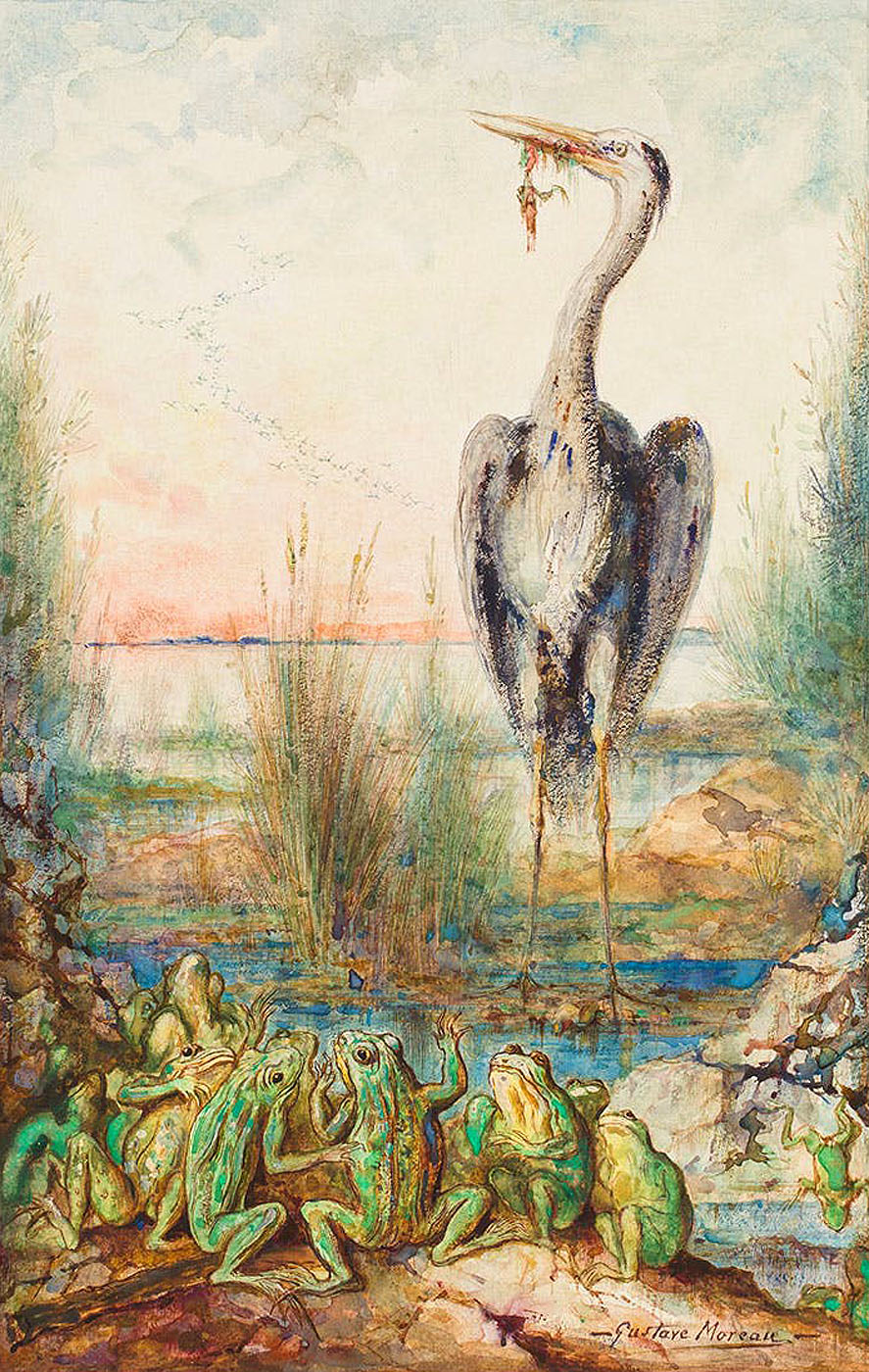 Gustave Moreau, The Frogs Asking For A King