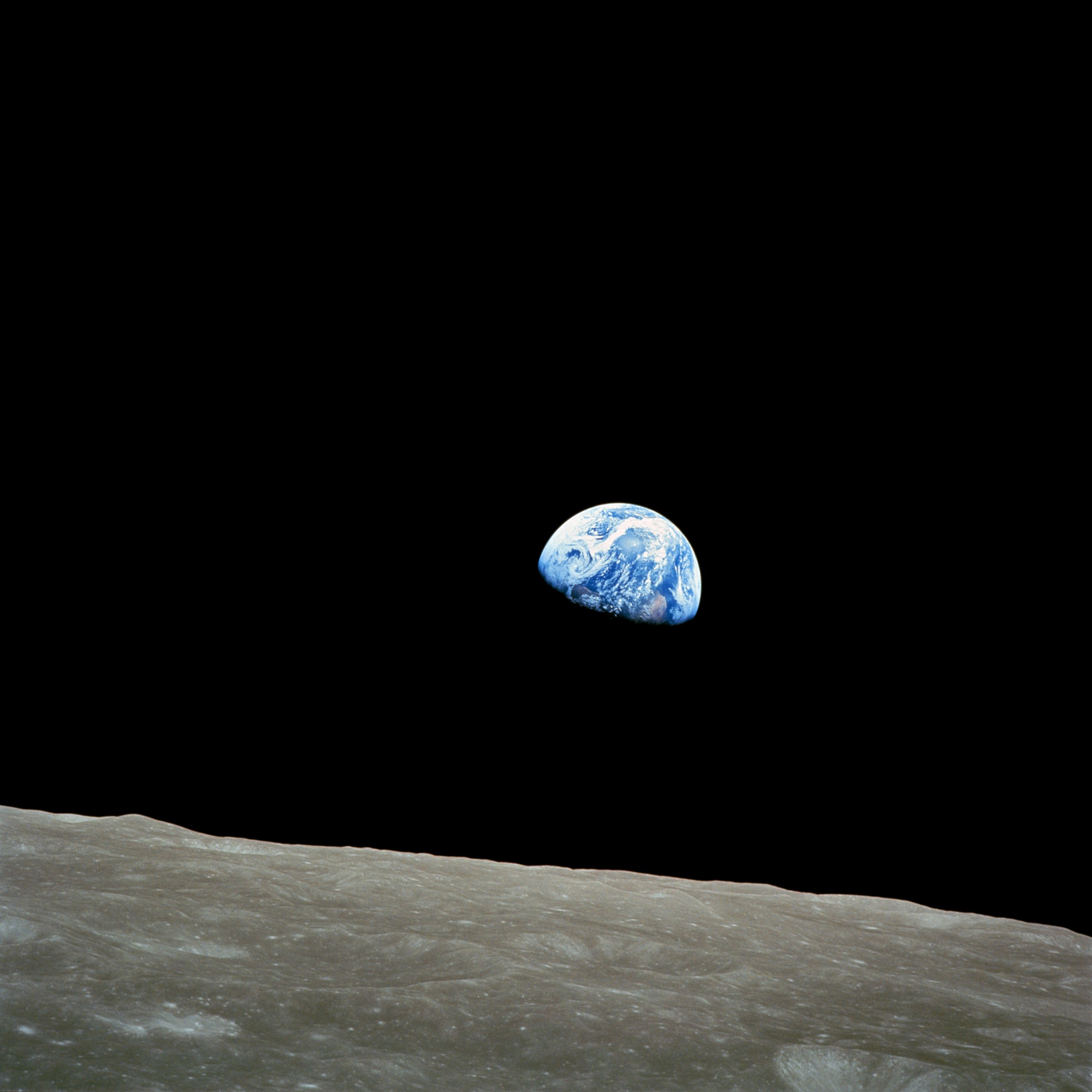 Earthrise, Apollo 8 crew, 1968